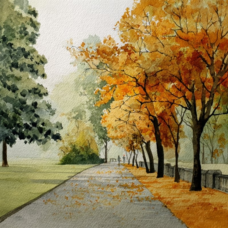 осень - набержная