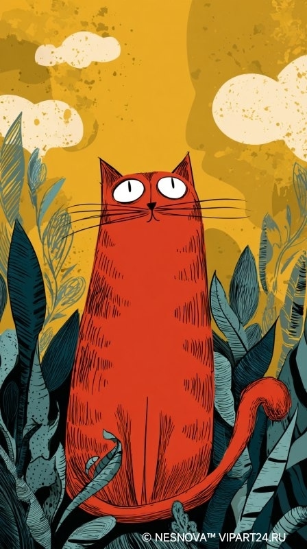 рыжий кот