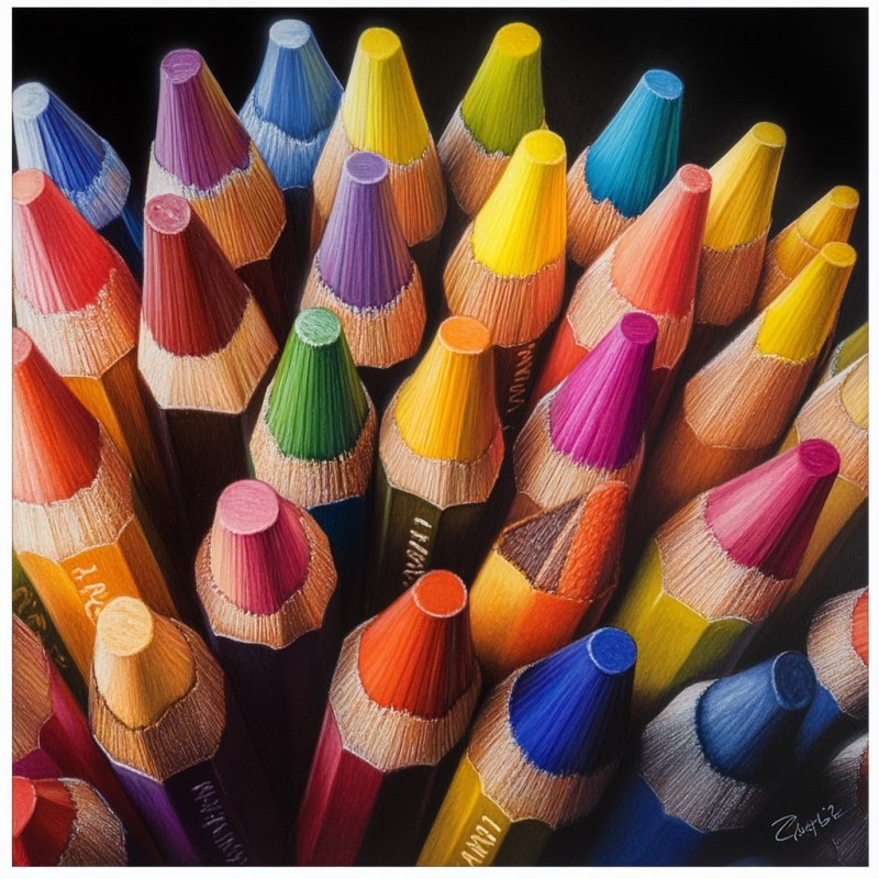 цветные карандаши