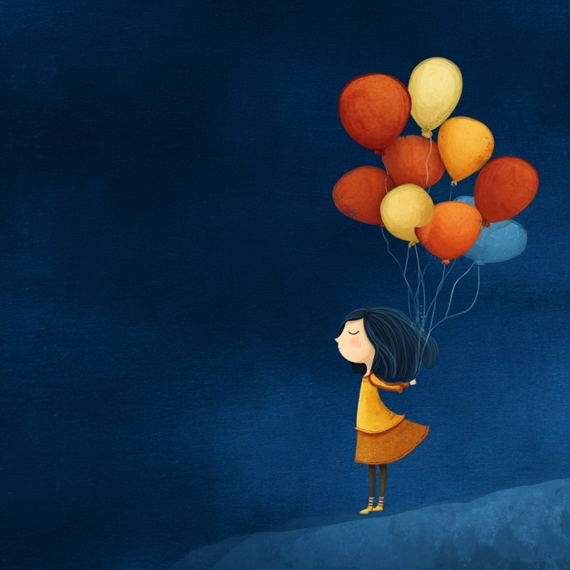 девочка с шариком