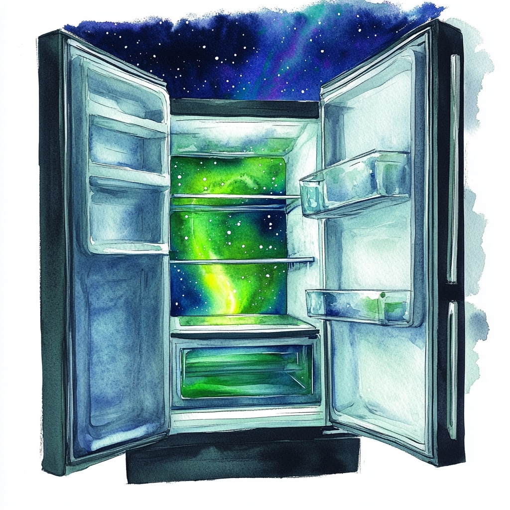 северное сияние - холодильник